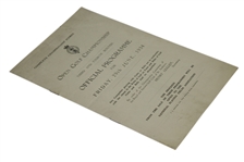 1934 Open Championship at Royal St George Program - Henry Cotton's 1st Open Championship Win
