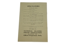 1934 Open Championship at Royal St George Program - Henry Cotton's 1st Open Championship Win