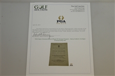 1934 Open Championship at Royal St George Program - Henry Cotton's 1st Open Championship Win