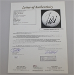 Tiger Woods Signed Masters Logo Golf Ball -Obtained at Tiger's 1st Major 1995 Augusta- JSA FULL LETTER