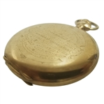 1899 Notts Golf Club Gifted Gold Watch To Tom Williamson - High Place in Open Championship