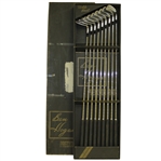 Complete Set of Unused Ben Hogan Forged GS Exclusive Design Precision Irons in Original Box
