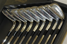 Complete Set of Unused Ben Hogan Forged GS Exclusive Design Precision Irons in Original Box