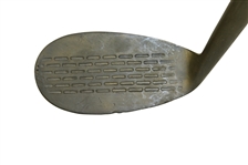 Klin Klub McGill Metal Wood Shafted Backspin Mashie w/ Deep Face Grooves & Leather Grip - Flower Logo Stamped in Head