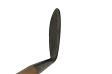 Klin Klub McGill Metal Wood Shafted Backspin Mashie w/ Deep Face Grooves & Leather Grip - Flower Logo Stamped in Head