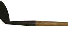 Klin Klub McGill Metal Wood Shafted Backspin Mashie w/ Deep Face Grooves & Leather Grip - Flower Logo Stamped in Head