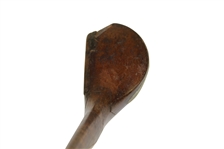 Victoria Spliced Ned Wood Shafted Wood Stamped On Head w/ Lead Weight & Leather Grip