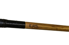 Victoria Spliced Ned Wood Shafted Wood Stamped On Head w/ Lead Weight & Leather Grip