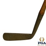 Gibson Brass Head Wood Shafted Gem Putter - Kinghorn Scotland