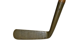 Gibson Brass Head Wood Shafted Gem Putter - Kinghorn Scotland