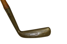 Gibson Brass Head Wood Shafted Gem Putter - Kinghorn Scotland