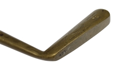 Gibson Brass Head Wood Shafted Gem Putter - Kinghorn Scotland