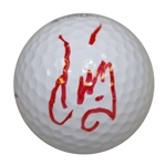 Fuzzy Zoeller Signed Srixion Logo Golf Ball in Red Sharpie JSA ALOA