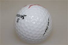 Fuzzy Zoeller Signed Srixion Logo Golf Ball in Red Sharpie JSA ALOA