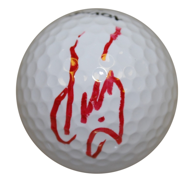 Fuzzy Zoeller Signed Srixion Logo Golf Ball in Red Sharpie JSA ALOA