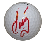 Fuzzy Zoeller Signed Srixion Logo Golf Ball in Red Sharpie JSA ALOA