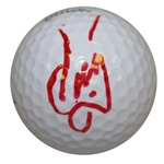 Fuzzy Zoeller Signed Srixion Logo Golf Ball in Red Sharpie JSA ALOA