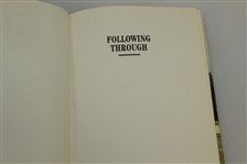 'Following Through' Book Signed by Author Herbert Warren Wind JSA ALOA