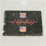 1949 Ryder Cup at Ganton GC Scarbourough, England Program-Ben Hogan Captain