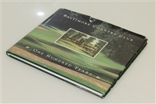 Arnold Palmer Signed Baltimore Country Club 'One Hundred Years' Book - 1998 JSA ALOA