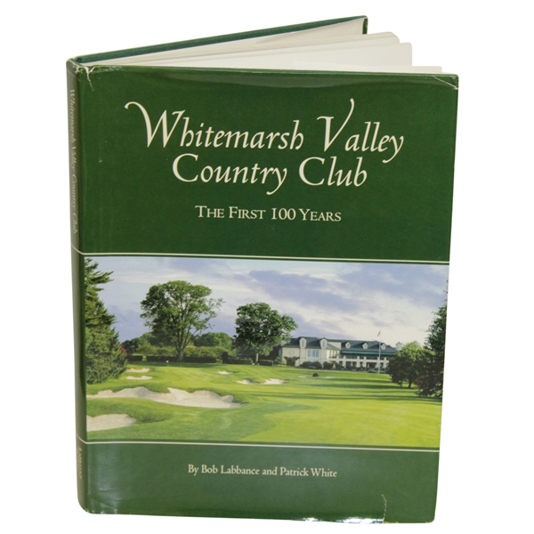 Arnold Palmer Signed & Personalized Whitemarsh Valley CC First Hundred Years Book JSA ALOA