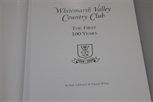 Arnold Palmer Signed & Personalized Whitemarsh Valley CC 'First Hundred Years' Book JSA ALOA