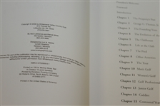 Arnold Palmer Signed & Personalized Whitemarsh Valley CC 'First Hundred Years' Book JSA ALOA