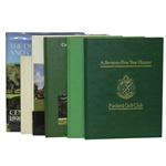 Six Golf Club History Books - Sahalee, Deal, Palmetto, Del Paso, & CC of Scranton
