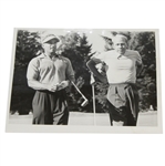 Frank Stranahan & Don Cherry at Seattle Golf Club AP Wire Photo 8/20/1952