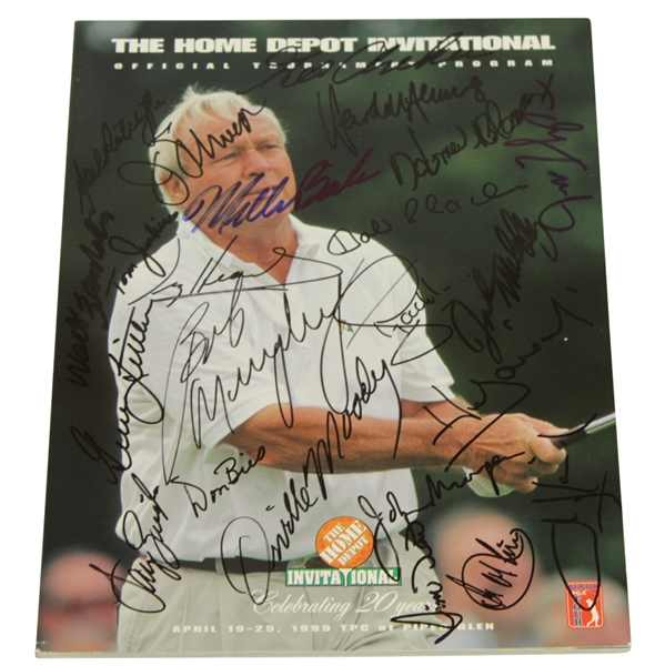 Multi-Signed Home Depot Invitational at Piper Glen Program - Jacklin, Moody, & others JSA ALOA