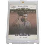 Tiger Woods Ltd Ed Signed Upper Deck Exquisite Collection Legacy Signatures Card 15/50