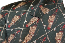 Vintage Silk The Greenbrier Ritners Boca Raton Golf Sports Jacket Made in USA by American Craftsman