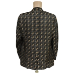 Vintage Silk The Greenbrier Ritners Boca Raton Golf Sports Jacket Made in USA by American Craftsman