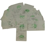 Twenty Ben Hogan Signed Shady Oaks Country Club Member Checks/Receipts JSA ALOA