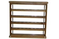 Wooden Golf Ball Display Case - Four Levels - Holds 32 Golf Balls