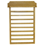 Walter Cords Crafted Wooden Golf Ball Display Case - Nine Levels - Holds 72 Golf Balls