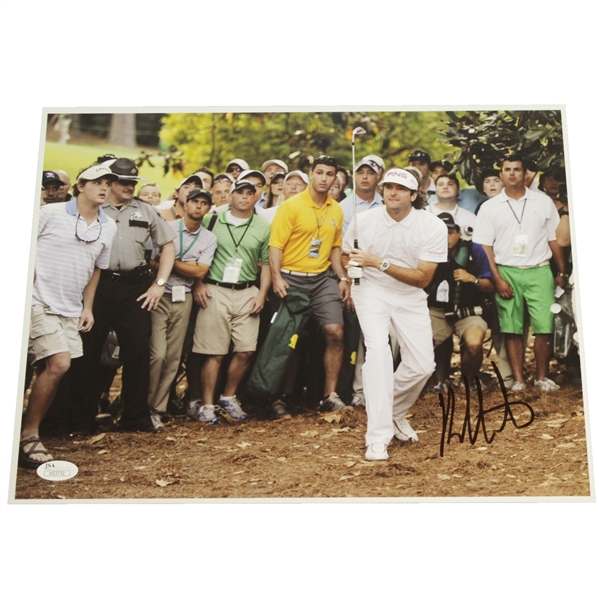 Bubba Watson Signed Spectacular Recovery Shot to Win 2012 Masters 11x14 Photo JSA #U53732