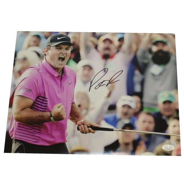 Patrick Reed Signed Masters Victory Celebration 11x14 Photo JSA #CC66552