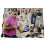 Patrick Reed Signed Masters Victory Celebration 11x14 Photo JSA #CC66552