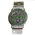 1959 PGA Championship at Minneapolis GC Contestant Badge - Bob Rosburg Winner
