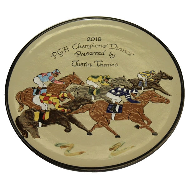 2018 PGA Champions Dinner Gift from Justin Thomas - Plate Given to Past Champions @ Bellerive