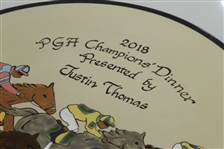 2018 PGA Champions' Dinner Gift from Justin Thomas - Plate Given to Past Champions @ Bellerive