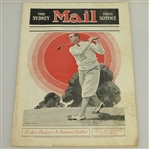 Walter Hagen - A Famous Golfer The Sydney Mail Magazine - March 12, 1930