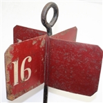 Vintage English Hole Marker #16