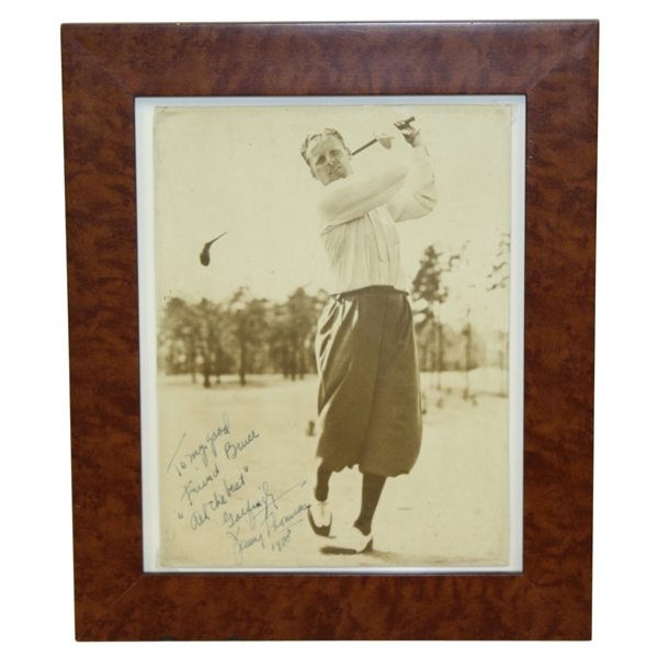 Jimmy Thomson Signed Original Photo - Framed JSA ALOA