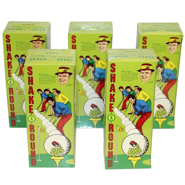 Classic Sam Snead Shake-A-Round Family Golf Game - Set of Five!