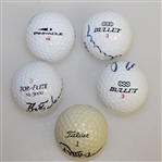 Creamer, Lopez, Jameson & Pepper Etc. Signed Golf Balls JSA ALOA