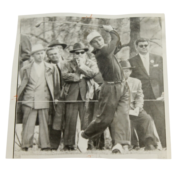 Arnold Palmer AP Wire Photo from Win at Houston - February 26, 1957