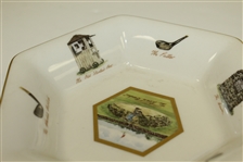 Road Bunker St Andrews Dish w/ James Braid by Pointers of London Illustrated by Bill Waugh