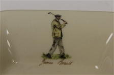Road Bunker St Andrews Dish w/ James Braid by Pointers of London Illustrated by Bill Waugh